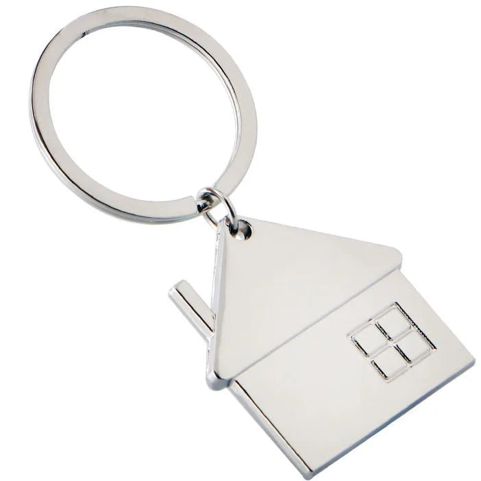 Advertising Map of Real Estate Company House Model Personalized House Key Chain Can Be Customized by Lettering Lolg Company Name