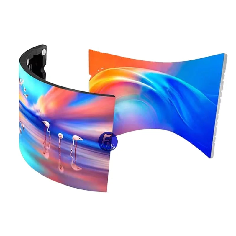Indoor P1.2 P1.5 P1.57 P1.8 P2 P2.5 Flexible Led Module Display Curved Cylinder Flexible Circular Cylinder Led Display