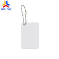 Blank Sublimation Dog Tag Aluminum Dog Tag Rectangle Double Sides Pet Tag Pendent