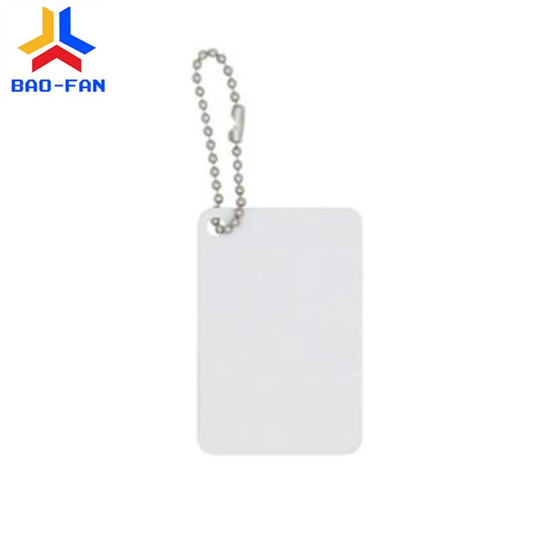 Blank Sublimation Dog Tag Aluminum Dog Tag Rectangle Double Sides Pet Tag Pendent