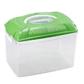 Portable Plastic Goldfish Bowl Aquariums Accessories Great for Small Animal Care Plastic Transparent Turtle Tank Fish TankH