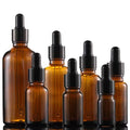 5ml 10ml to 100ml Empty Amber Essential Oil Serum Glass Dropper Bottle Glass Bottle with Dropper