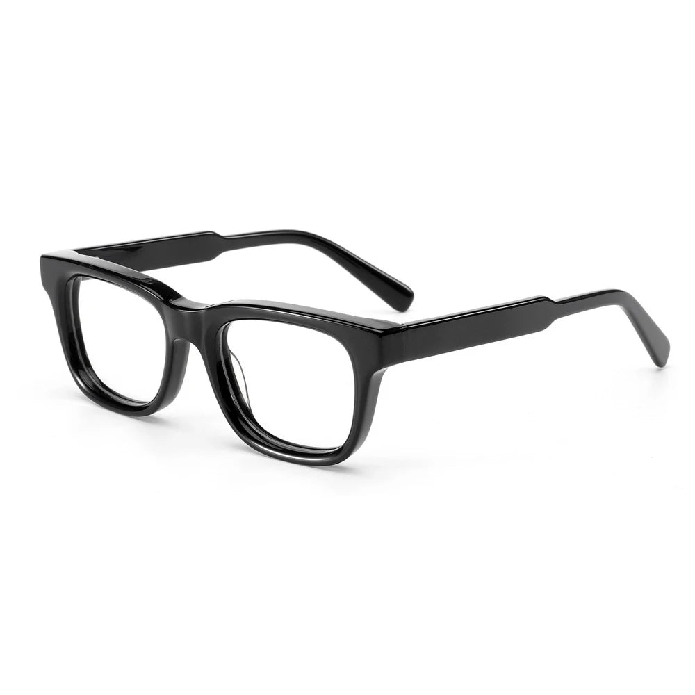 F2618 New Arrival Unisex Acetate Optical Frame Glasses with Anti-Reflective Lenses