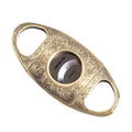 Wholesale Custom Logo Gold Black Chrome Stainless Steel Scissor Mini Knife Luxury Double Blade Cigar Cutter