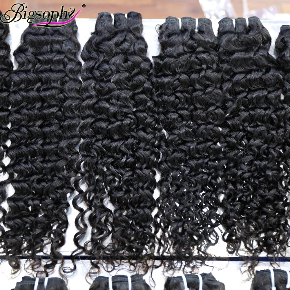 How to Start Selling Deep Curly Hair Bundles12A Brazilian Italian Curl Hair Bundles Extensions With Lace Closure Set