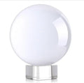 Brilliant Crystal 60MM K9 Crystal Polished Laser Engraved Lensball with Stand