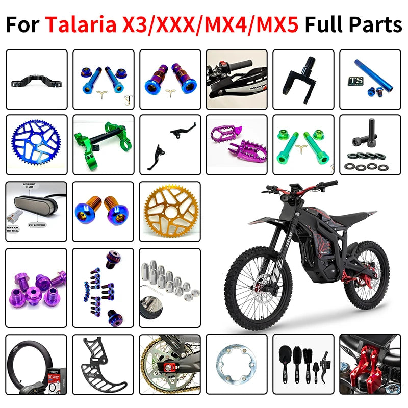 For Talaria X3 Komodo Pro Mx5 Xxx Mx4 Sting Parts Mx3 2025 Accessories Bike 32Kw Dirt Motorcycle 4 Ultra Bee Brakes for Moto