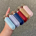 Custom Lip Balm Cover PU Leather Travel Bottle Perfume Case Portable Luxury Lipstick Holder