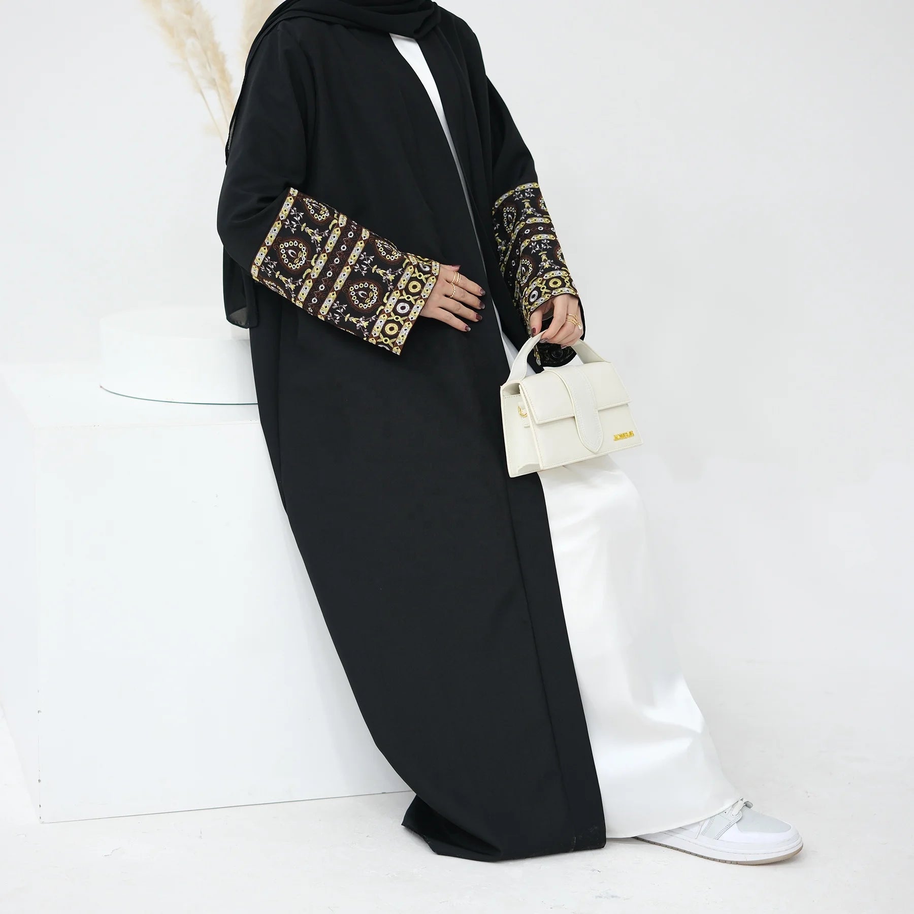 2024 Loriya Abaya Women Muslim Dress Femmes Robe Musulmane Islamic Clothing Linen Dubai Abaya Womens Clothing