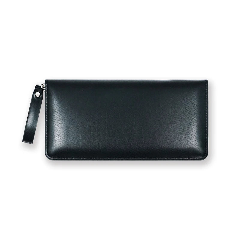 Hot Sale Mens Leather Wallet Minimalist Men Long Zipper Wallet