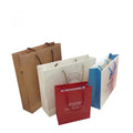 Custom Premium Kraft Paper Bags With Handles Eco-Friendly Recyclable Packaging Solutions for Retail Stores with Your Own logo