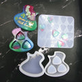 YS DIY Guitar Pick Silicone Mold Guitar Triangle Plectrum Guitar Case Resin Cake Mould Craft Musical Accessories Making Tools
