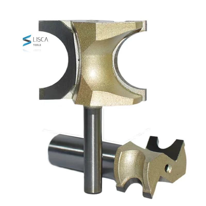 Tideway Professional Grade 1/4" 1/2" Shank Semicircular Cutter Trimming Carbide Alloy Milling Cutter Sharped CNC Bit