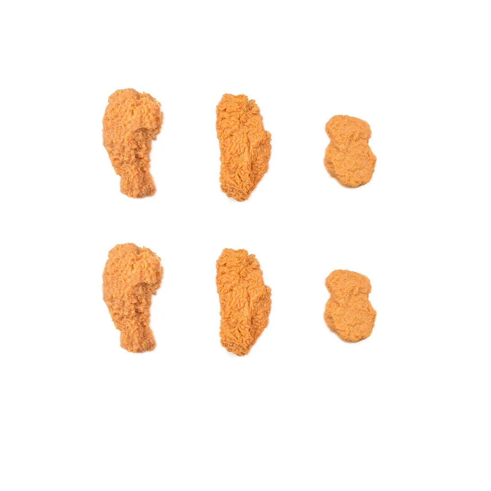 Artificial Foods Realistic Chicken Wing Drumstick Simulation Food Models for Photography Kids Kitchen Toy Props Decoration
