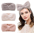 Washing Face Makeup Band Holds Hair Women Face Wash Band Skincare Bowtie Hair Band