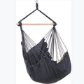 Woqi Hammock for Adults Kids Hanging Basket Chair Wooden Bedroom Swing Hammock Chair with Cushion and Wood