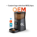 Dog Smart Pet Feeder Camera Wifi Smart Mobile Phone App Remote Control Microchip Automatic Pets Feeder