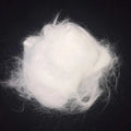 Nylon 6 Staple Fiber Type 8Dx51mm/88mm Full Dull Crimped Eco-Friendly Virgin Raw White Angola Hair for Covering Yarn Spinning