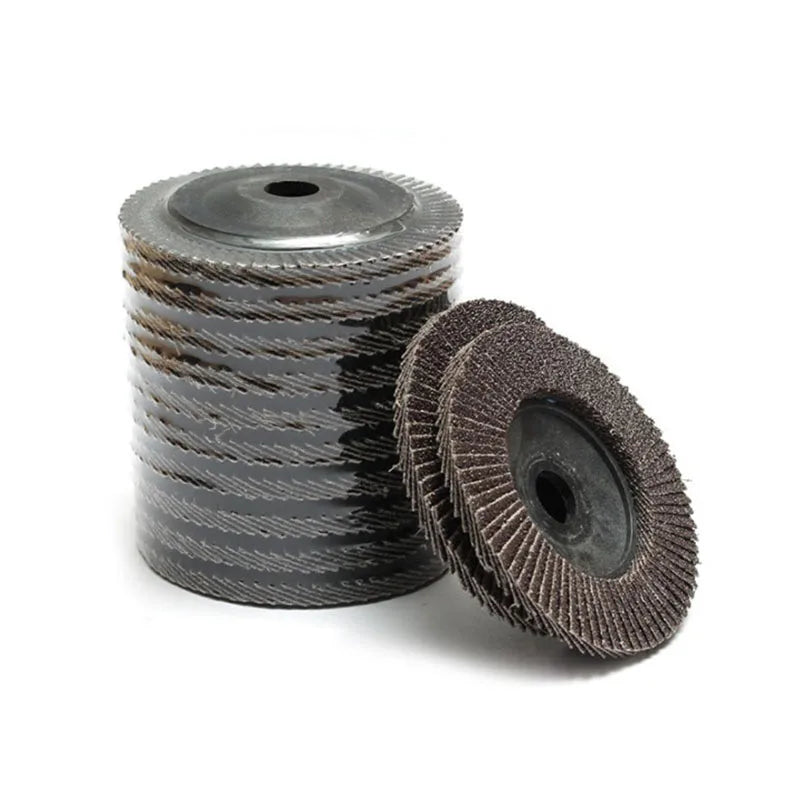 Aluminum Oxide Flap Disk  Sanding Grinding Wheel Four Inch Flat Emery Cloth Round One Hundred Blades