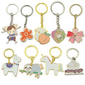 Metal Keychain Supplier Double Side Name Logo Soft Hard Enamel Custom Keychain With Free Design Cute Animal Enamel Keychain