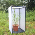 42x76x122cm Portable Transparent White Breeding Net House Aviary Insect Rearing Cage
