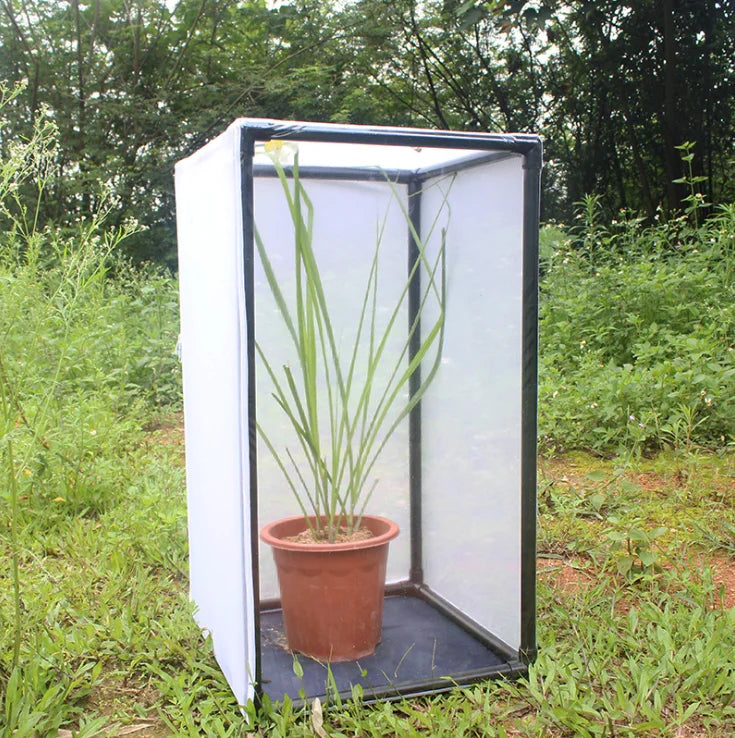 42x76x122cm Portable Transparent White Breeding Net House Aviary Insect Rearing Cage