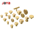 JAYA Cabinet Pulls with Copper Knurled Wardrobe Gold  Drawer Knobs Furniture with Resin Vintage Door and Antique Cabinet Knob