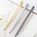 Youjin Brand Wholesale Stationery Personalized Engraving logo Slim Twist Pineapple Pen for Gift