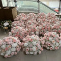 40cm Large Artificial Wedding Rose Arrangement in Pink White Red for Christmas New Year Wedding Decoration Ball Centerpiece