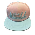 New Design Two Tone Flat Bill Snap Back Cap Trucker Hats Adjustable Vintage Hip Hop Canvas Fleece 6-Panel Customizable