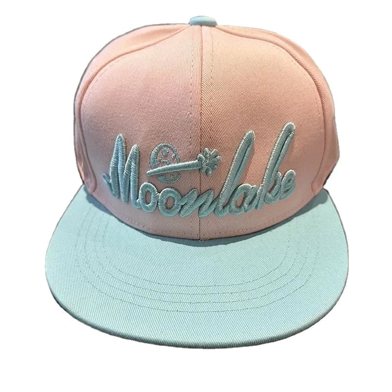 New Design Two Tone Flat Bill Snap Back Cap Trucker Hats Adjustable Vintage Hip Hop Canvas Fleece 6-Panel Customizable