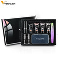 Venalisa 30g French Nails Poly Acrylic Gel Kit With Slip Solution Liquid Nail Files Tips Nail Brush Pen and Decorations Set