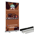 Custom Aluminum Roll up Banner Retractable Portable Personalized Scrolling Roll up Stand Display for Trade Show