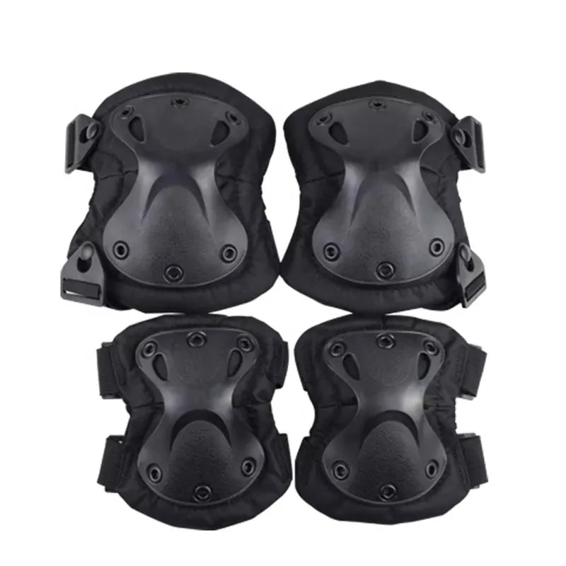 Adjustable Tactical Elbow Knee Pad Protective Gear Biking Sport Knee Pad