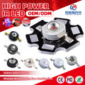 High Power 1W Infrared 830nm 850nm IR LED Diode with ROHS Certification for Flashlight Emitted Colors UV Red Blue White Green