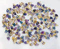 10x15mm Small Fluorite Knife Shape Pendants Healing Natural Stone Rainbow Fluorite Charms DIY Jewelry