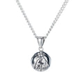 Fashion Mens Stainless Steel Kobe 24 Basketball Star Necklace Black Mamba Pendant Necklace Memorial Souvenir Necklace