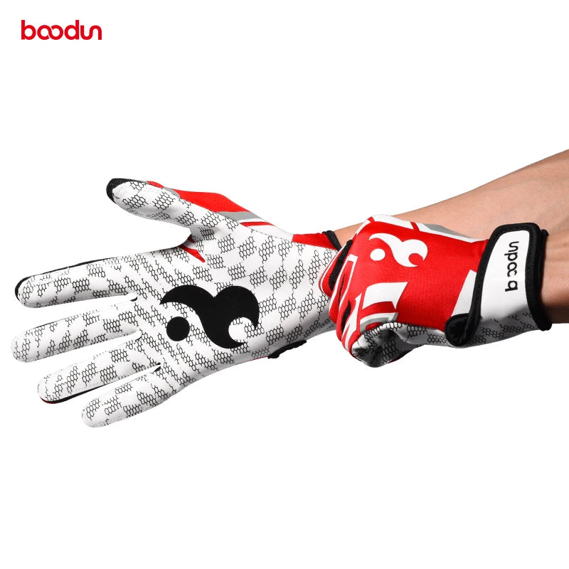 HBG 1071 Professional Custom Full Finger Silicone Print Baseball Gloves Anti slip Cricket Softball Grip Batting Gloves
