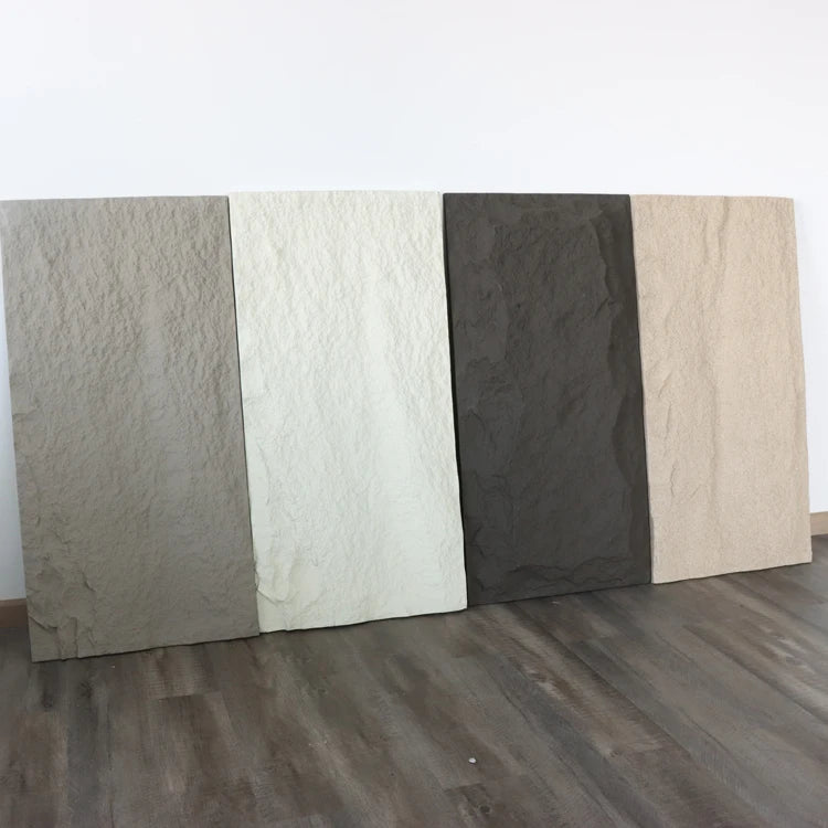 SONSILL UTO 2023 New Material Fire Retardant Pu Foam Stone Wall Pu Stone Panels Pu Stone Wall Panel