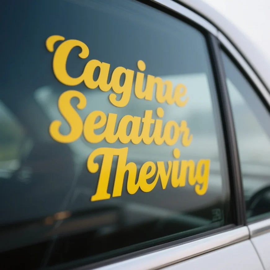 Window Cling Stickers Car Lettering Transfer Sticker Custom Bumper Stickers Waterproof logo Custom