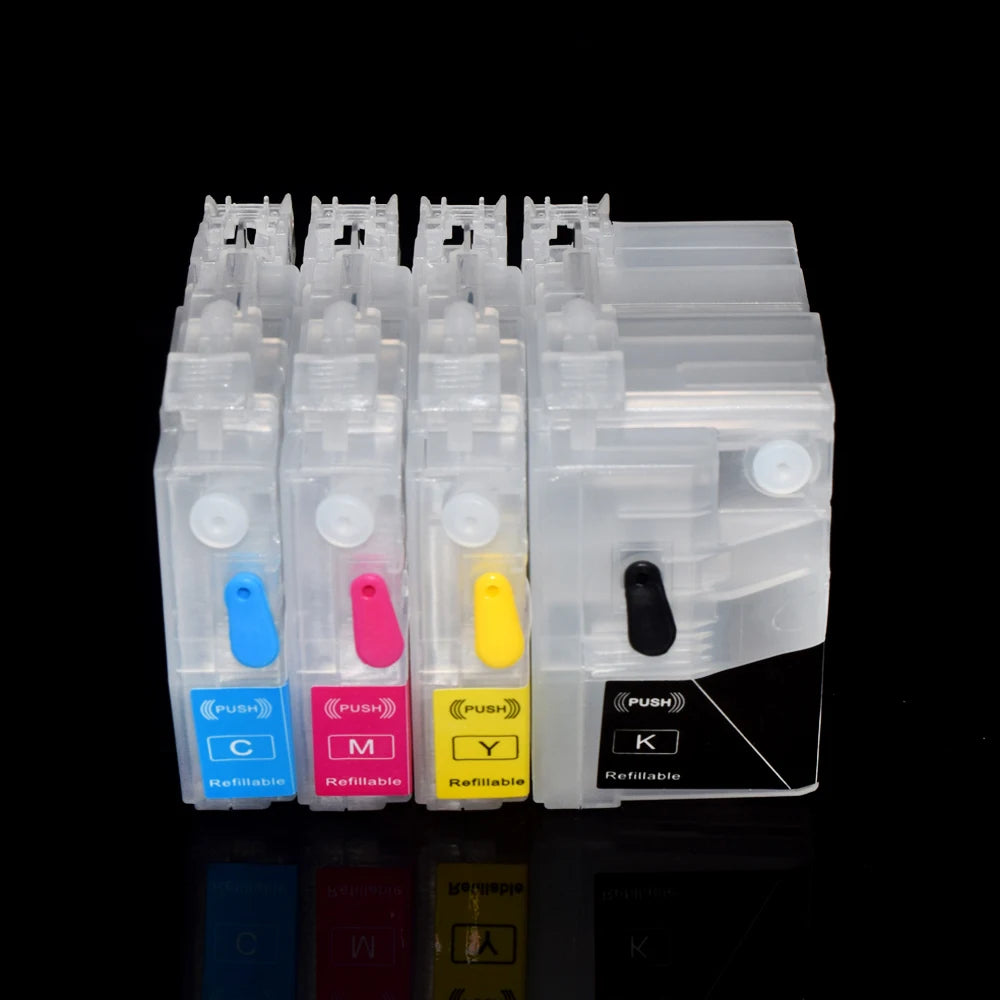 BOMA.LTD Europe Only LC422 LC422XL Refillable Ink Cartridge for Brother MFC-J5340 MFC-J5345 MFC-J5740 MFC-J6540 J6940 Printers