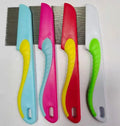 D-210923-3 Plastic + Stainless Steel Blue/ Rose Red/red /white  Deinsectization Pet Comb