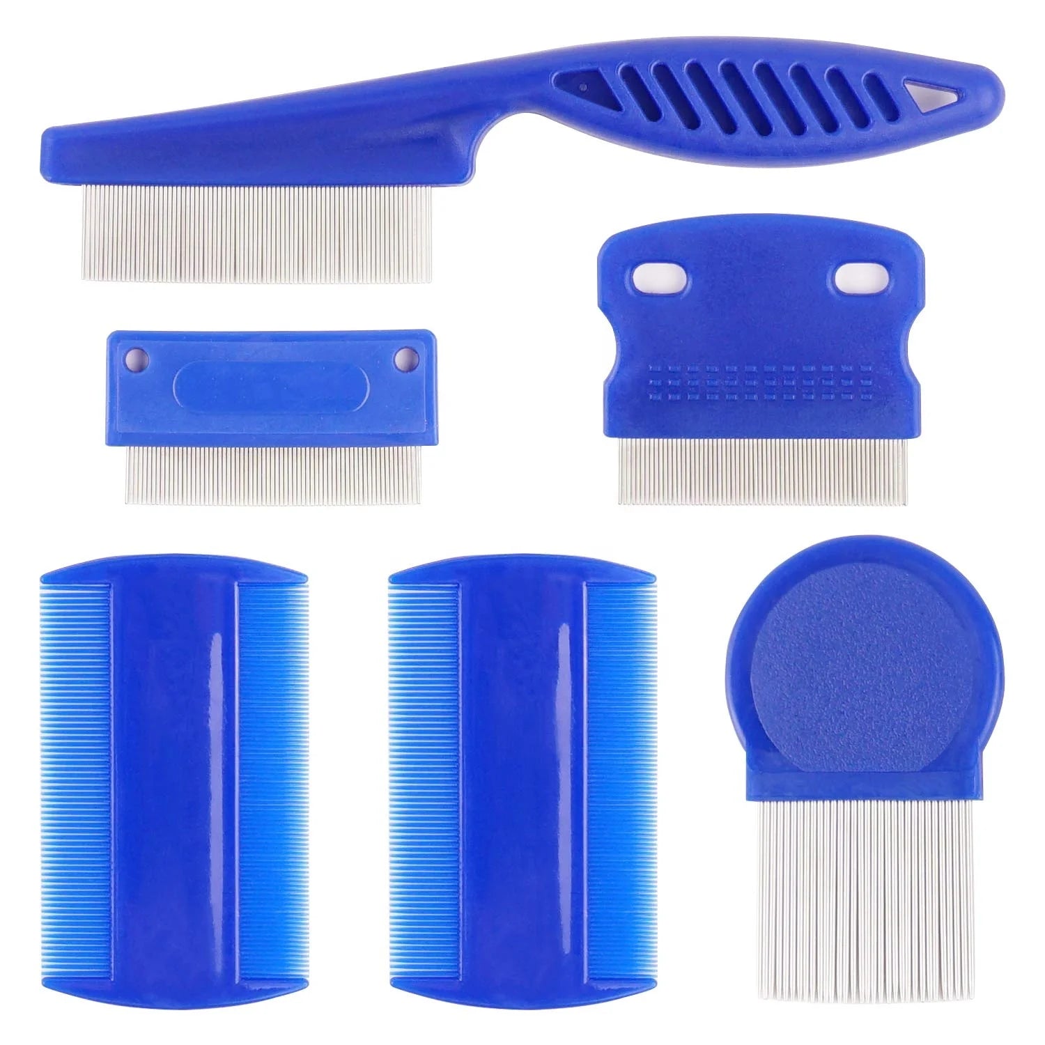 Stocked Pet Tear Eye Stain Metal Pin Needle Teeth Remover Comb for Dogs Cats Pet Grooming Tool
