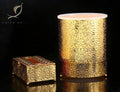 2026 New Arrived QIAN HU Vintage Crystal Rhinestones Metal Portable Tissue Dispenser Organizer for Home Decoration