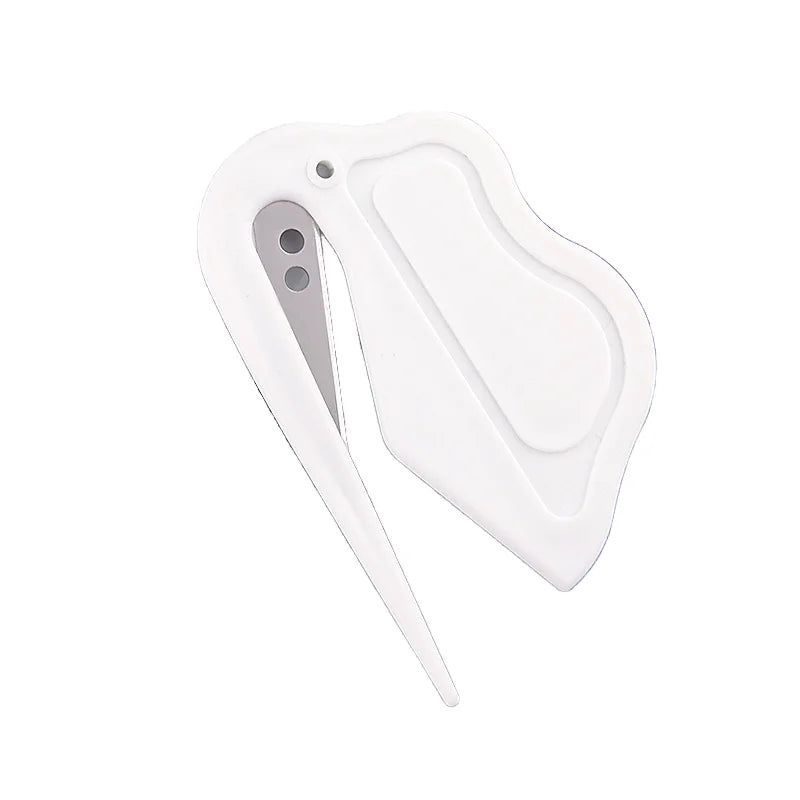Portable Multifunctional Utility Knife Mini Plastic Envelope Hair Cutting for Paper Rope Pet Comb with Steel Blade