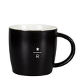 Matte Black White 400ml 16OZ Handmade Porcelain Ceramic Mug Dishwasher Safe Customizable Logo 240ml Tea Coffee Hot for Giveaways