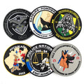 Factory Personalized Custom Iron on logo Soft Rubber Round PVC Label Silicone Clothing Badge Waterproof Rubber Hat Patches