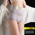 Women's Thin Tummy-Control Breathable Spandex/Nylon Postpartum Lace Butt-Lifting Shapewear Shorts Everyday Wear Control Panties