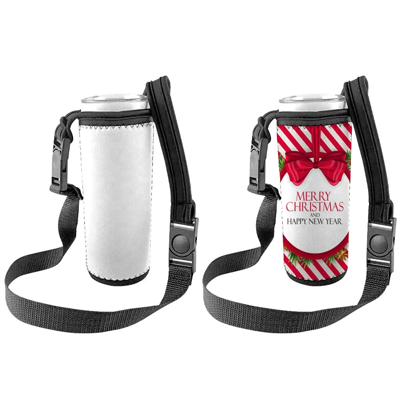 Custom Design 20oz White Blank Neoprene Sublimation Tumbler Tote
