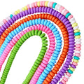 Factory Wholesale7mm Mixed Color Abacus Beads Polymer Clay Beads DIY Mobile Phone Chains Bracelets Jewelry Loose Beads